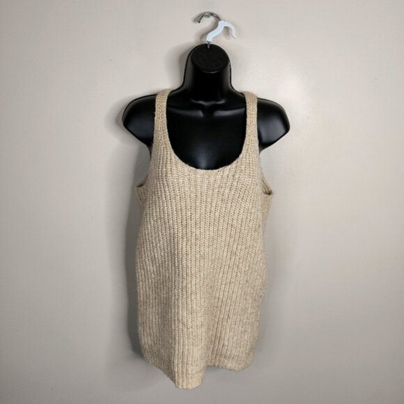 Aritzia Tops - Aritzia Wilfred Free Italy Merino Wool Boho Knitted Festival Western Tank Top XS